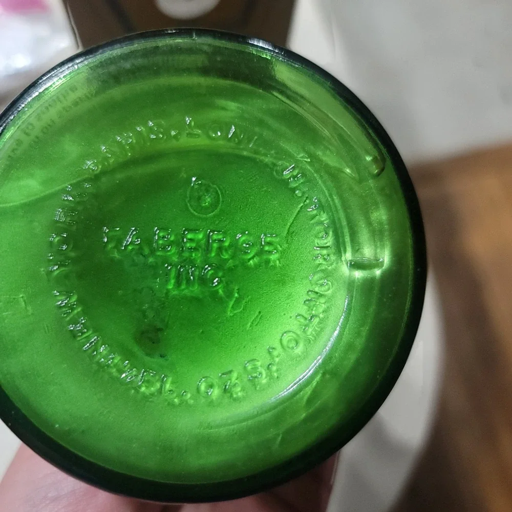 Vintage Faberge Brut for Men After Shave Balm 4.25 fl oz Green Glass Bottle Box